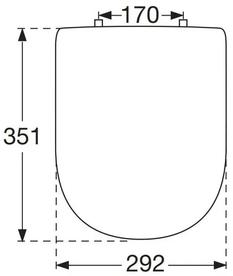 Capac pentru pisoar 75130101, Villeroy&amp;Boch Subway, Alb Alpin, 9956S101