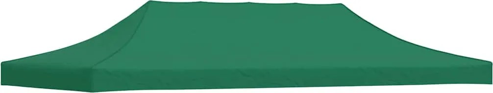 vidaXL Acoperiș pentru cort de petrecere, verde, 6 x 3 m, 270 g/m²