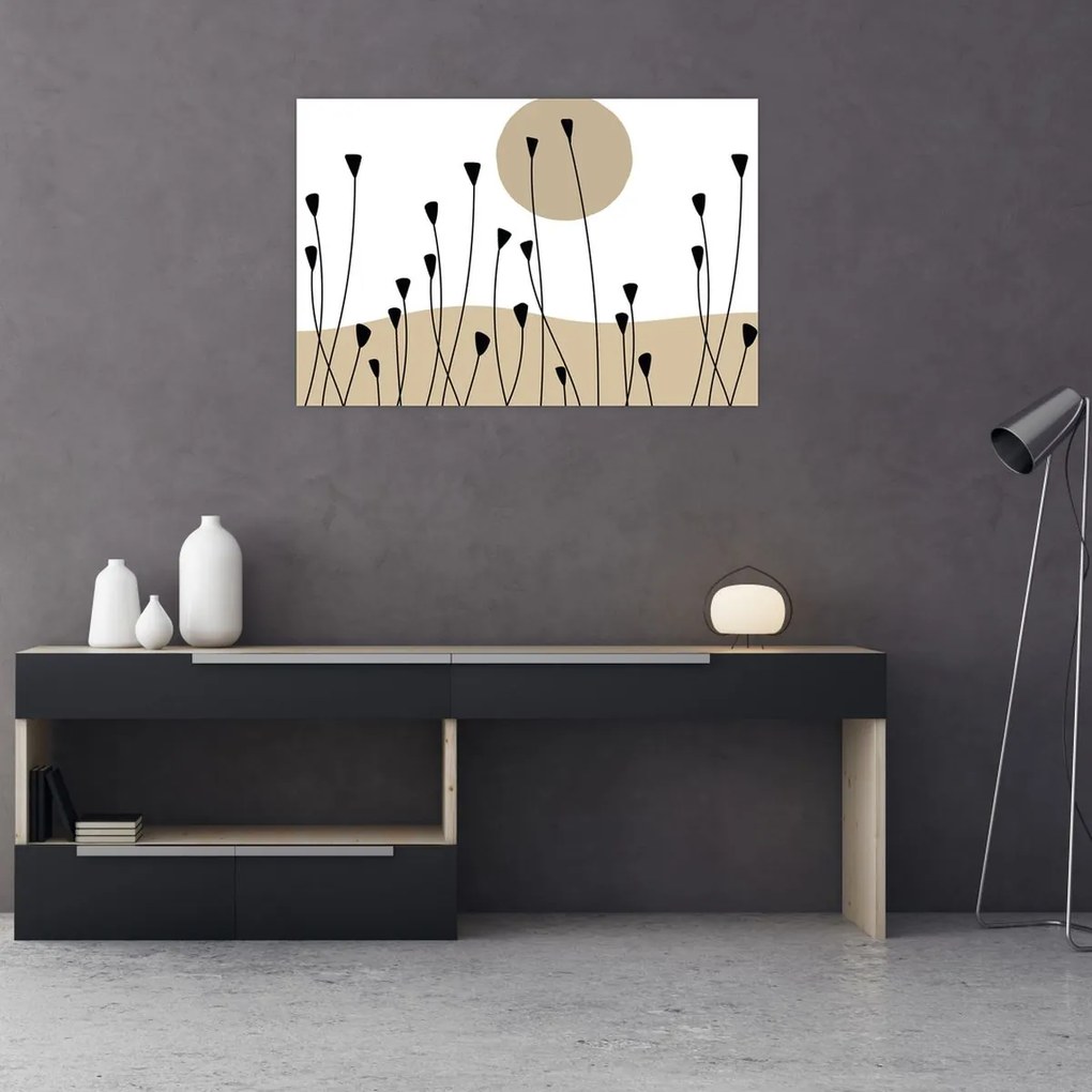 Tablou - Pajiște grafică N⁰2 (90x60 cm)