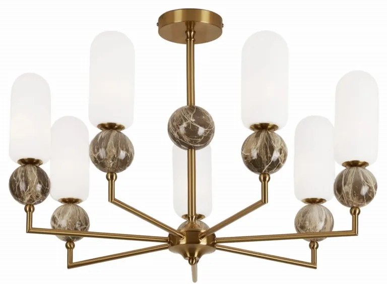 Candelabru modern cu 7 brate Nova Gold