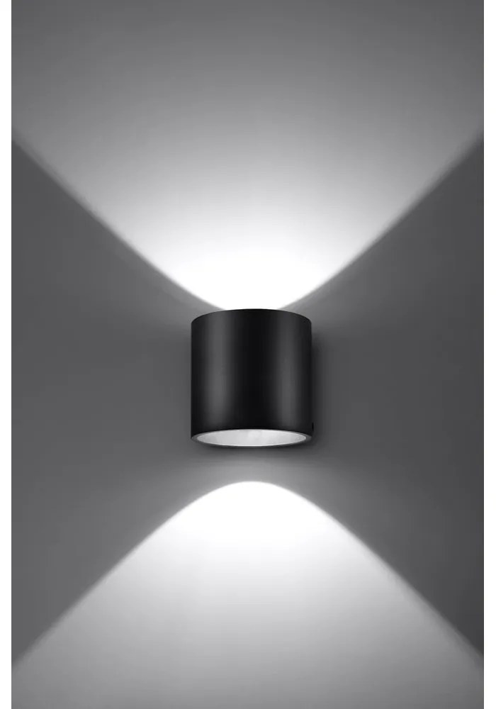 Aplică Sollux Roda, negru