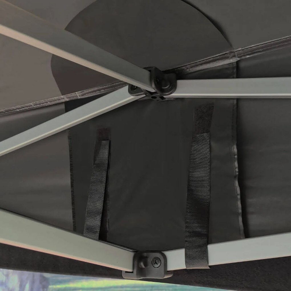 Foișor de Grădină Pliabil 3x3m | Protecție Premium UV/PVC | Structură Solidă BRIMO | Asamblare Rapidă Fără Unelte - fără pereți - Bej