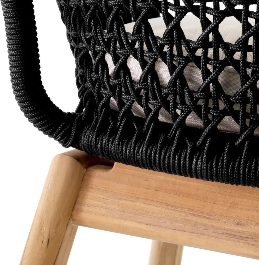 Scaun design natural pentru interior si exterior Trinity