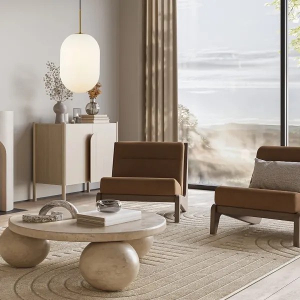 Lustră pe cablu ALIAS 1xE14/40W/230V d. 24 cm auriu