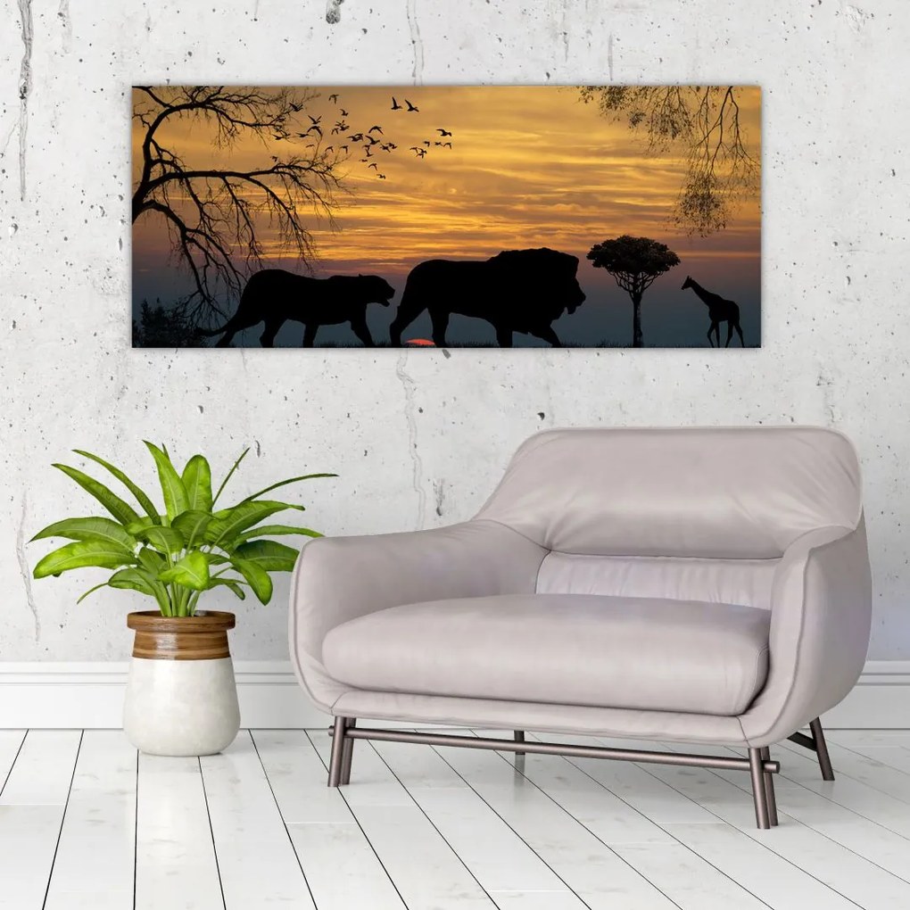 Tablou cu Safari (120x50 cm)