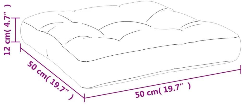 Perne pentru canapea din paleti, 2 buc., bej 2, Bej, 50 x 50 x 10 cm