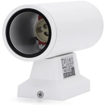 Aigostar - Aplică de perete pentru exterior 2xGU10/230V IP65 albă, rotundă