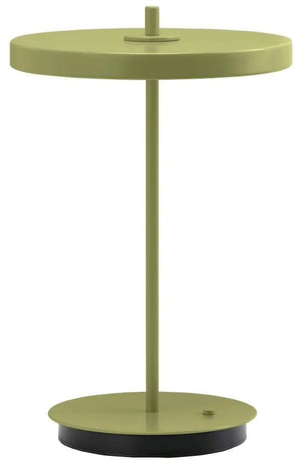 Veioză verde LED din metal cu abajur din metal (înălțime 31 cm) Asteria Move – UMAGE