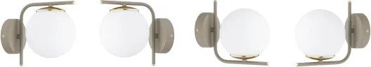 Brilagi - Aplică de perete MILO ECRU 1xE27/60W/230V bej/auriu