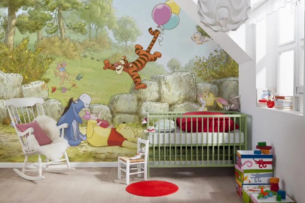 Komar Fototapet - Winnie Pooh Ballooning