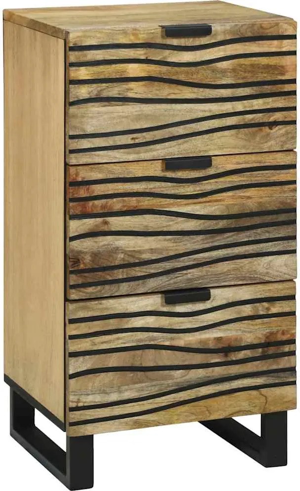 vidaXL Bufet cu sertar Maro 40 x 33 x 75 cm Lemn masiv de mango