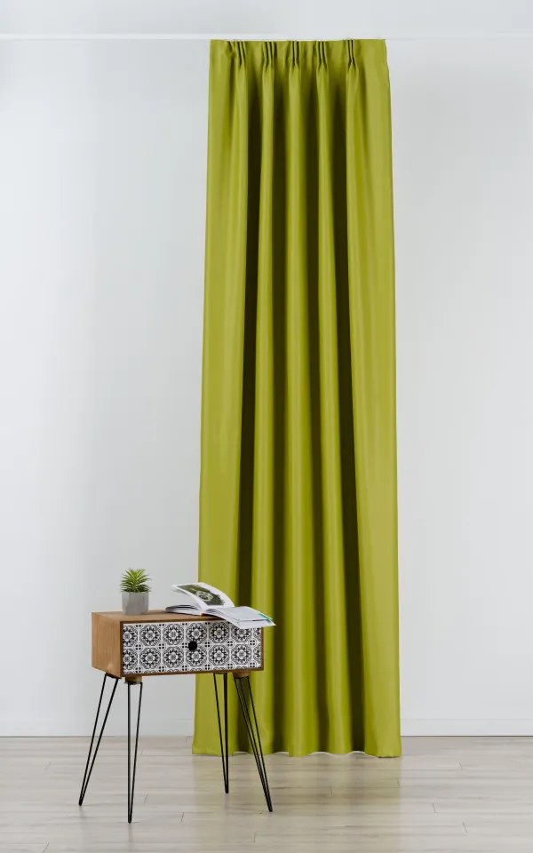 Draperie blackout MENDOLA cu rejansa VERDE A08