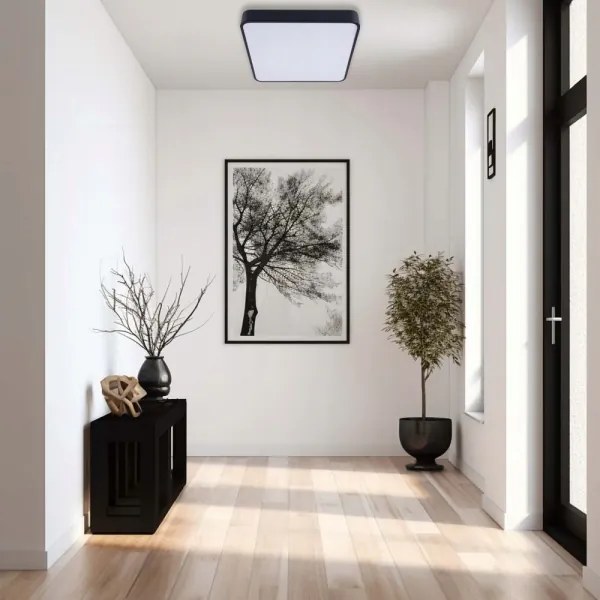 Plafonieră LED FELIZ LED/50W/230V 4000K 40x60 cm negru