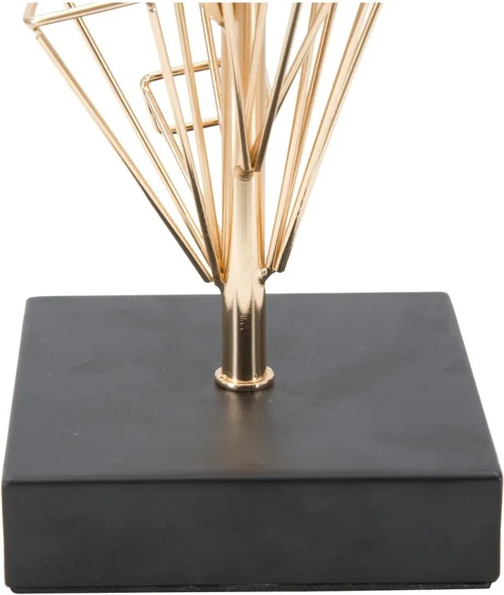 Veioză Mauro Ferretti Glam Olig, înălțime 45 cm, negru-auriu