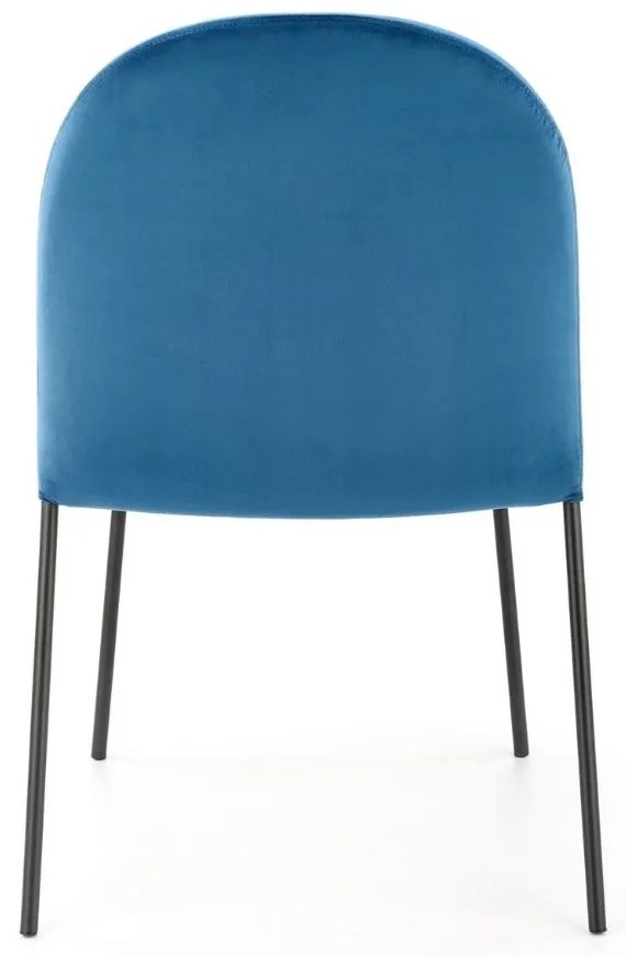 Scaun de bucaterie Ulric, albastru/negru
