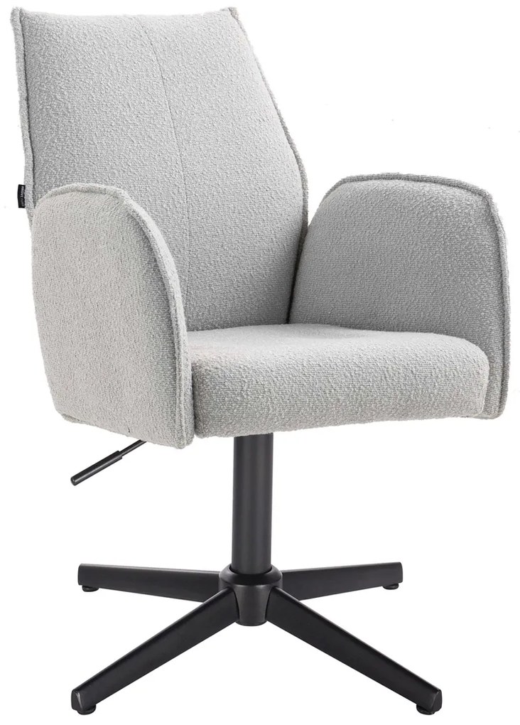 HR280CROSS Scaun Gri Boucle cu Bază Neagră