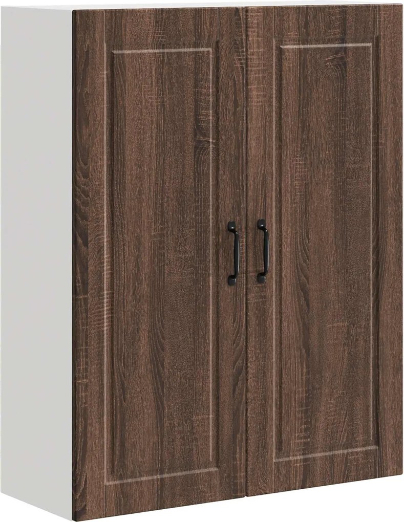 vidaXL Dulap de bucătărie Stejar închis 80 x 31 x 100 cm Lemn compozit