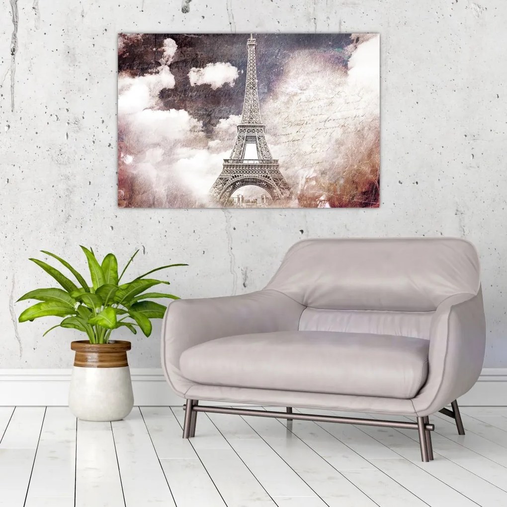 Tablou - Turnul Eiffel, Paris, Franța (90x60 cm)