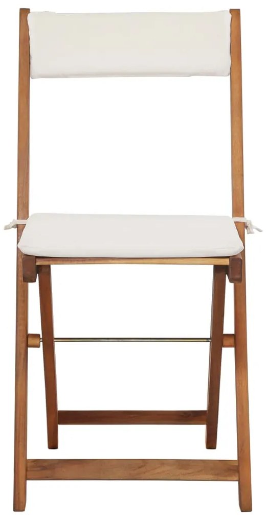 Set mobilier de gradina pliabil Culoare crem, CHINO
