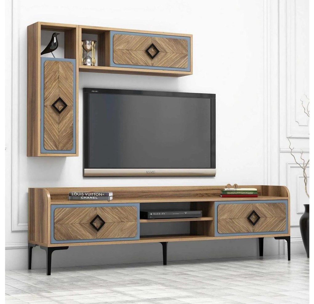 Mobilier living Simba (Nuc + albastru). 1089162