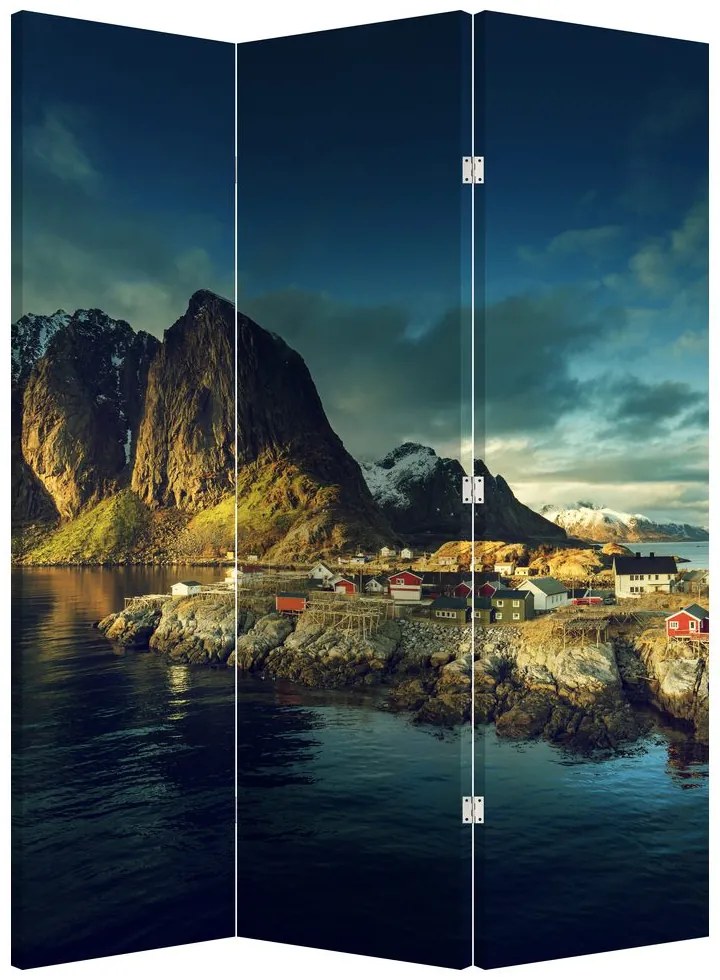 Paravan - Sat de pescari din Norvegia (126x170 cm)