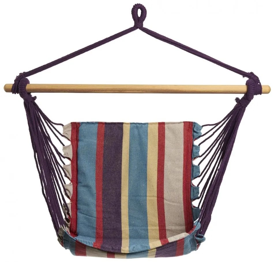 HR HAMAC SUSPENDAT RED&BLUE STRIPE100X55