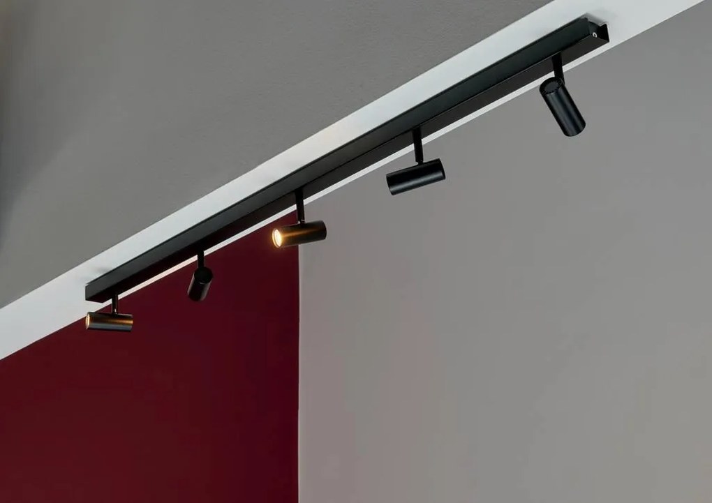 Lustra liniara cu 5 spoturi LED, 3-Step MOODMAKER Omari negru 2112203003 NL