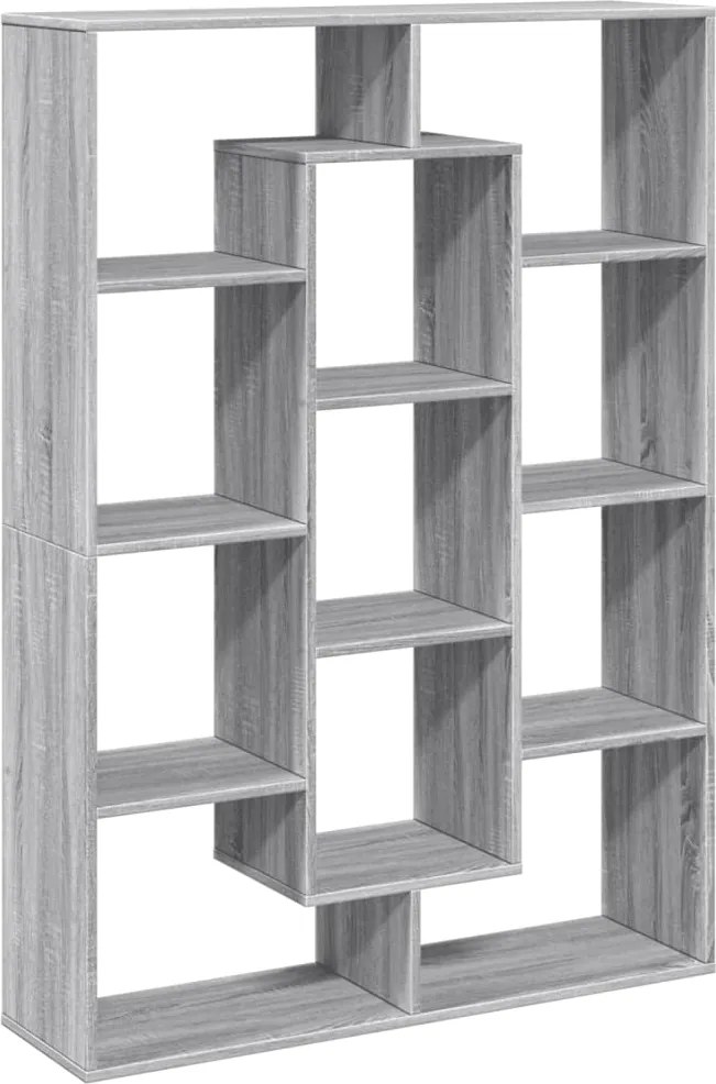 vidaXL Bibliotecă, gri sonoma, 102x29x143 cm, lemn prelucrat