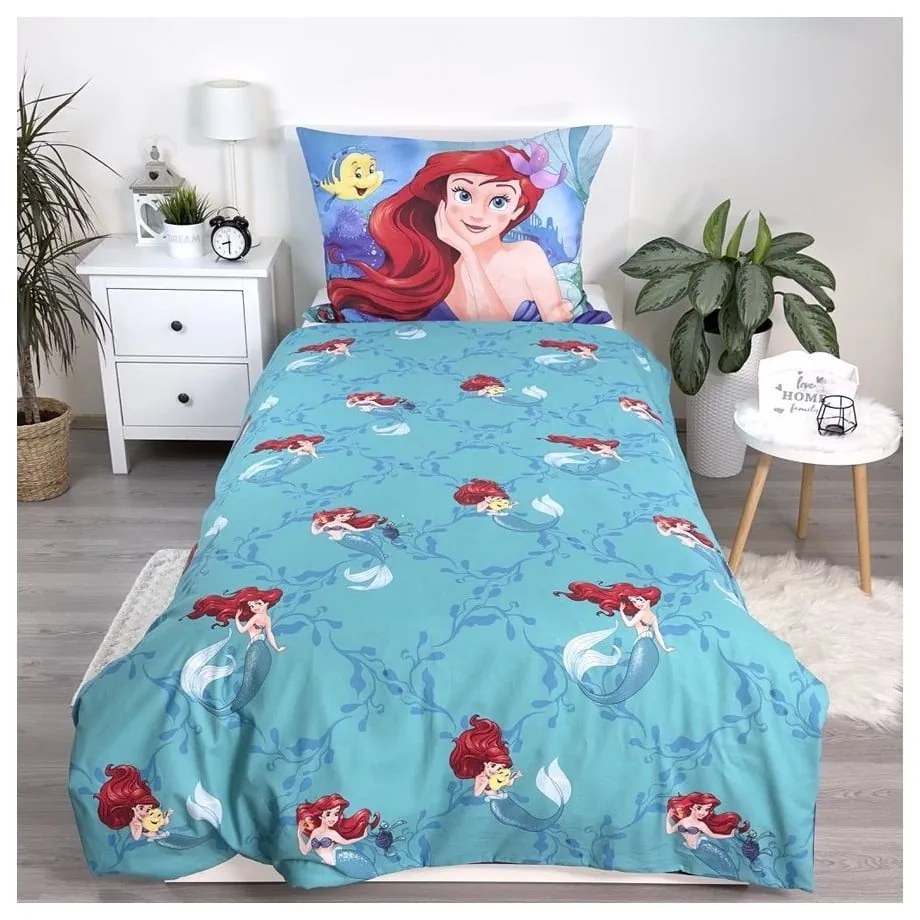 Lenjerie de pat pentru copii din bumbac pentru pat de o persoană 140x200 cm Ariel – Jerry Fabrics