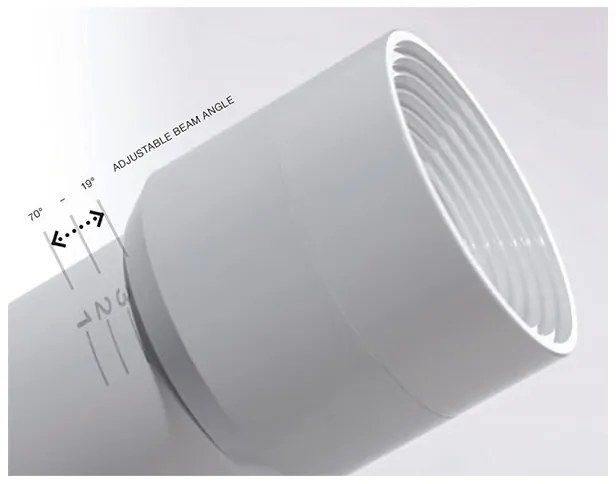 Aplica de perete tip spot LED cu brat flexibil LUMI FLEX alba