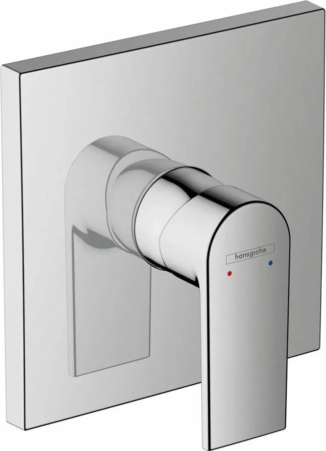 Baterie dus incastrata Hansgrohe Vernis Shape crom lucios fara corp ingropat