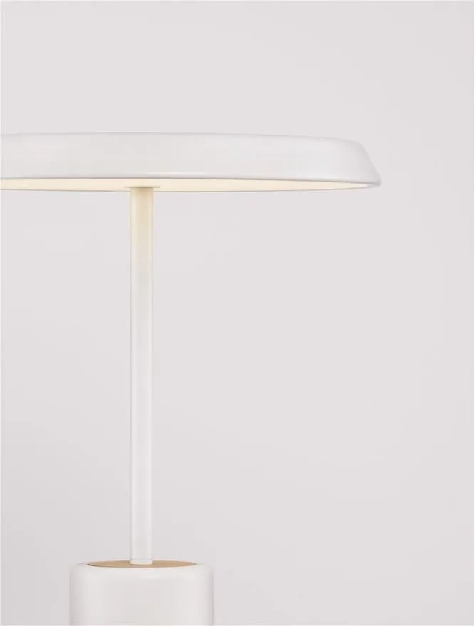 Veioza, Lampa de masa LED design decorativ OPHELIA alb