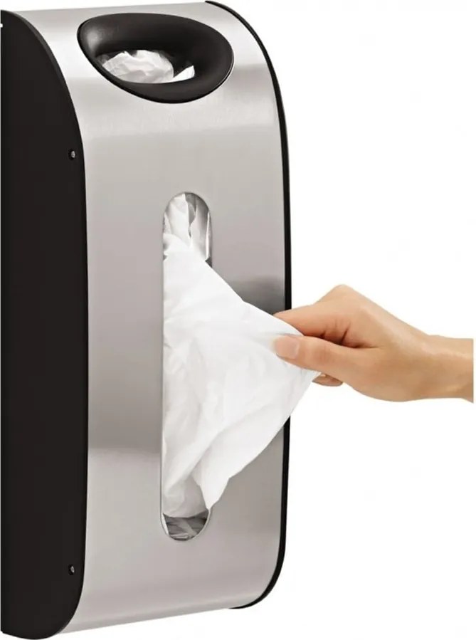 Suport de perete pentru pungi din plastic, Simple Human