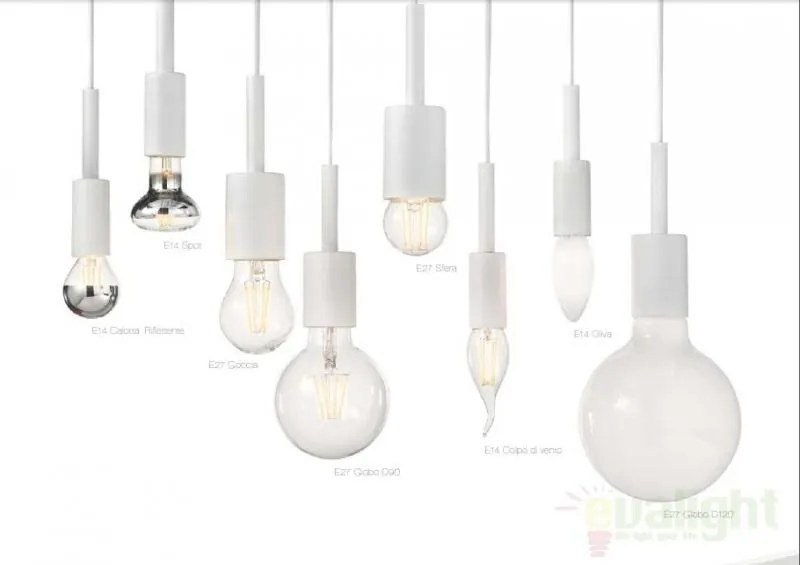 Bec LED E27 4W SFERA TRASPARENTE 3000K 101279