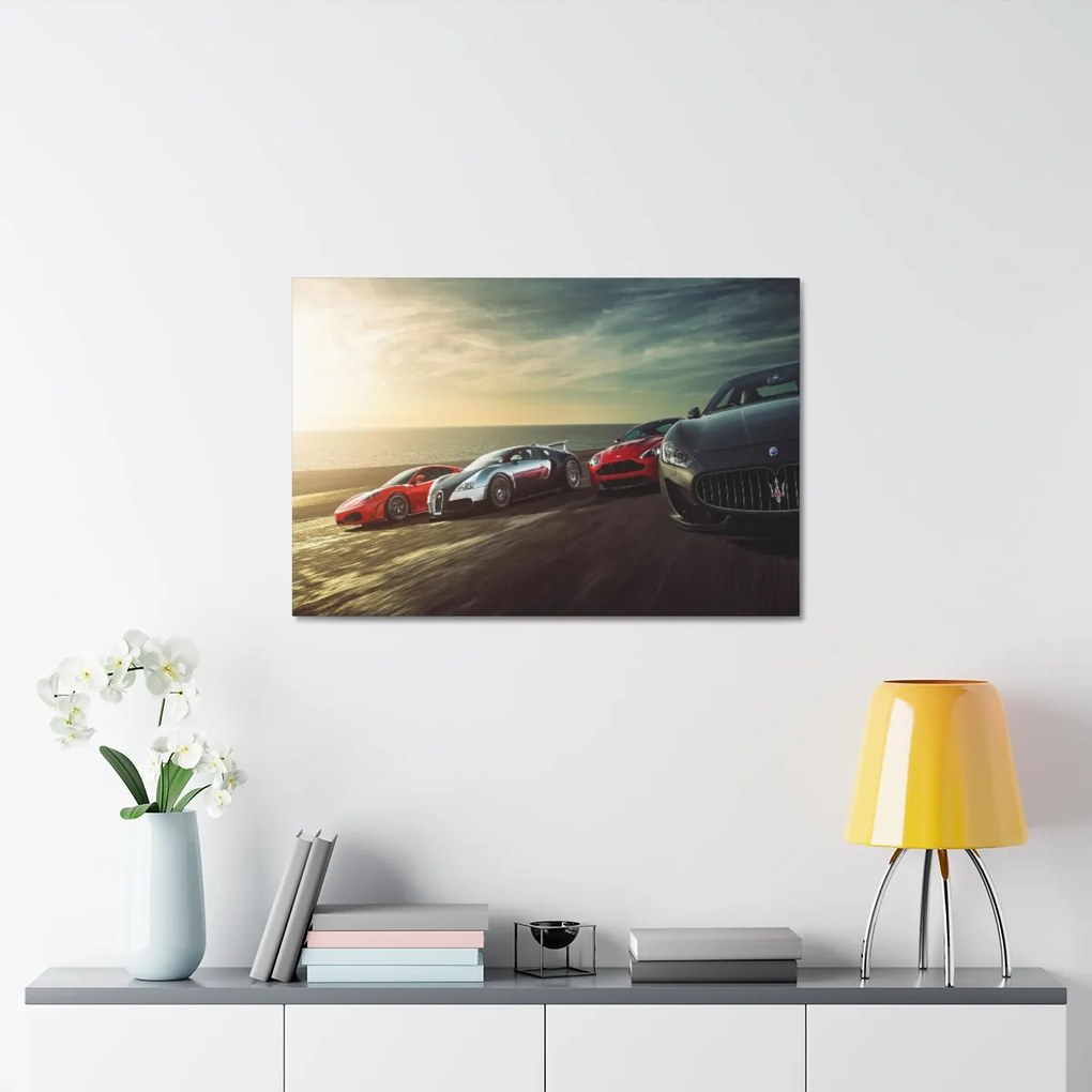 Tablou Canvas Supercars 120x80 cm