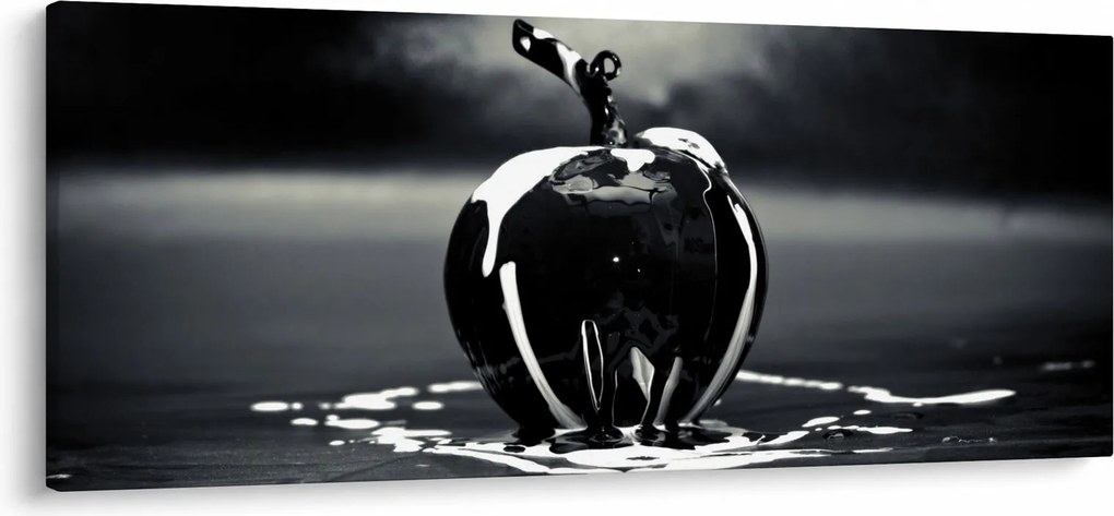 Tablou cu mărul negru (120x50 cm)