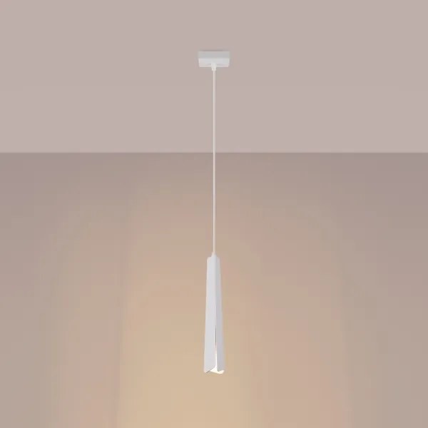 Lustră pe cablu Sollux SL.1397 PRYSM 1xG9/8W/230V alb