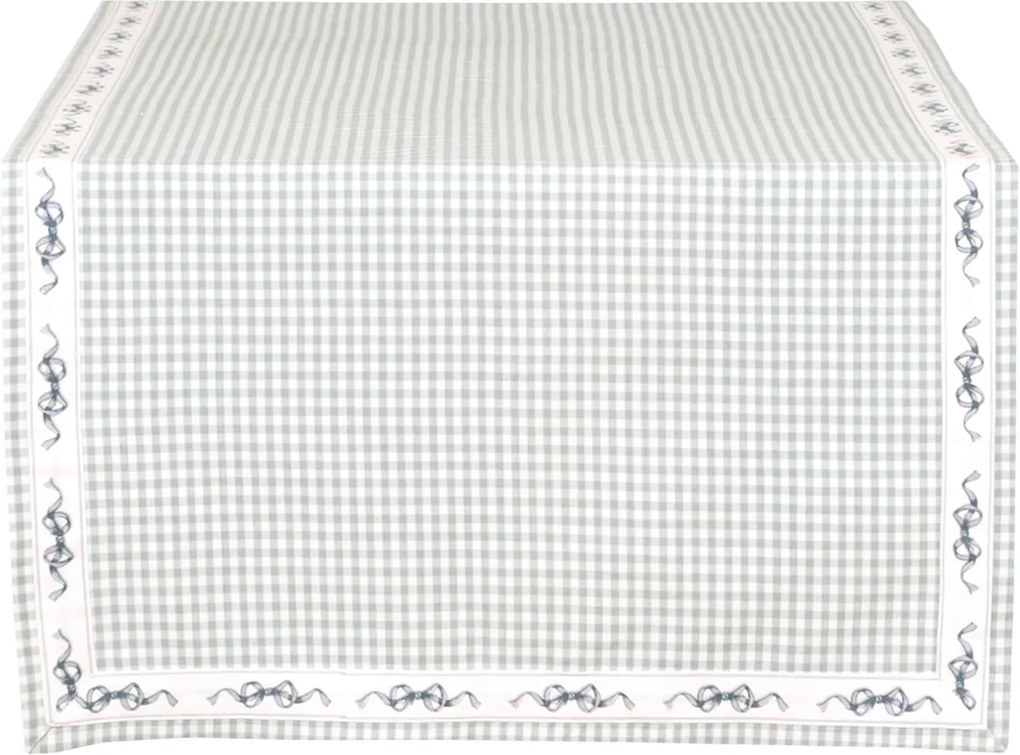 Fata de masa bumbac mov deschis Bow 50*140 cm