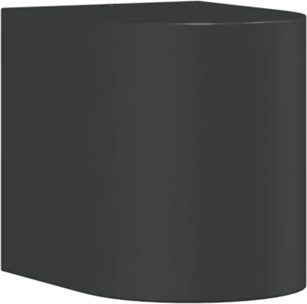 vidaXL Lampă exterioară de perete, negru, aluminiu turnat sub presiune