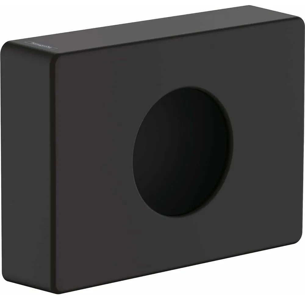 Suport saci sanitari negru mat Hansgrohe AddStoris
