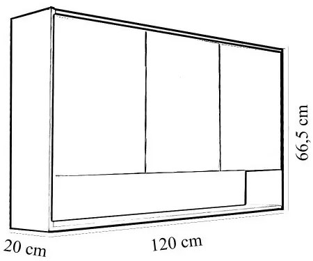 Mobilier complet de baie Porto 120 alb