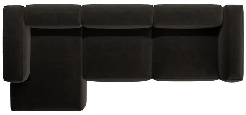 Coltar 4 locuri Bergamo stofa L344 cm