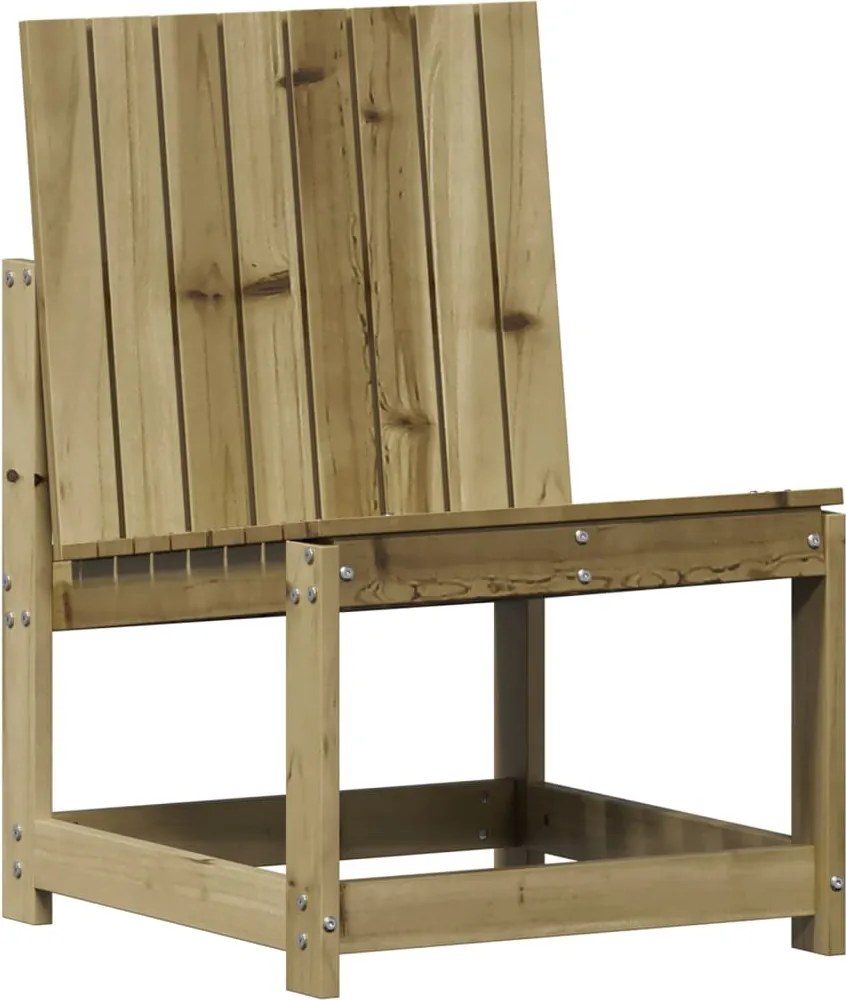 vidaXL Scaune de grădină, 50,5x55x77 cm, lemn de pin impregnat