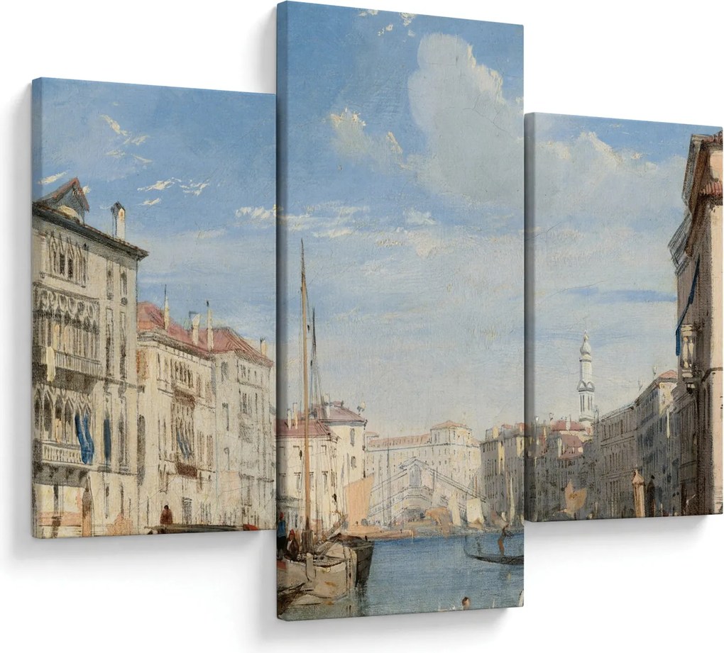 Tablou - Richard Parkes Bonington, The Grand Canal, reproducere (90x60 cm)
