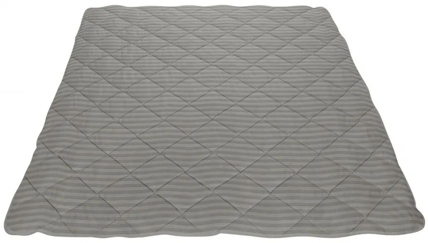 Pilota Alcam damasc gri 180x200 cm, umplutura lana, 300 g/mp