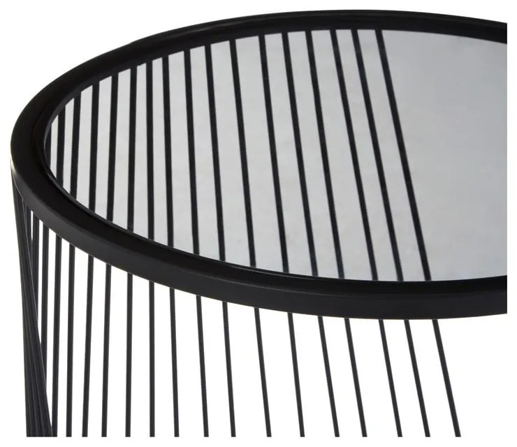 Măsuțe auxiliare 2 buc. rotunde cu blat din sticlă ø 41 cm Trento – Premier Housewares