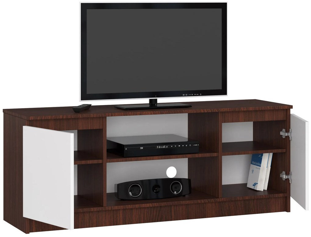 Masă TV Dariel (wenge + alb). 1069146