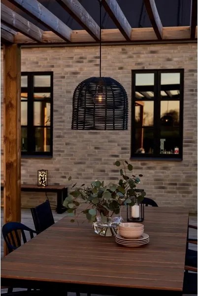 Markslöjd 107990 - Lampă LED suspendată pentru exterior GARDEN24, 2,86 W/24 V, IP44, negru