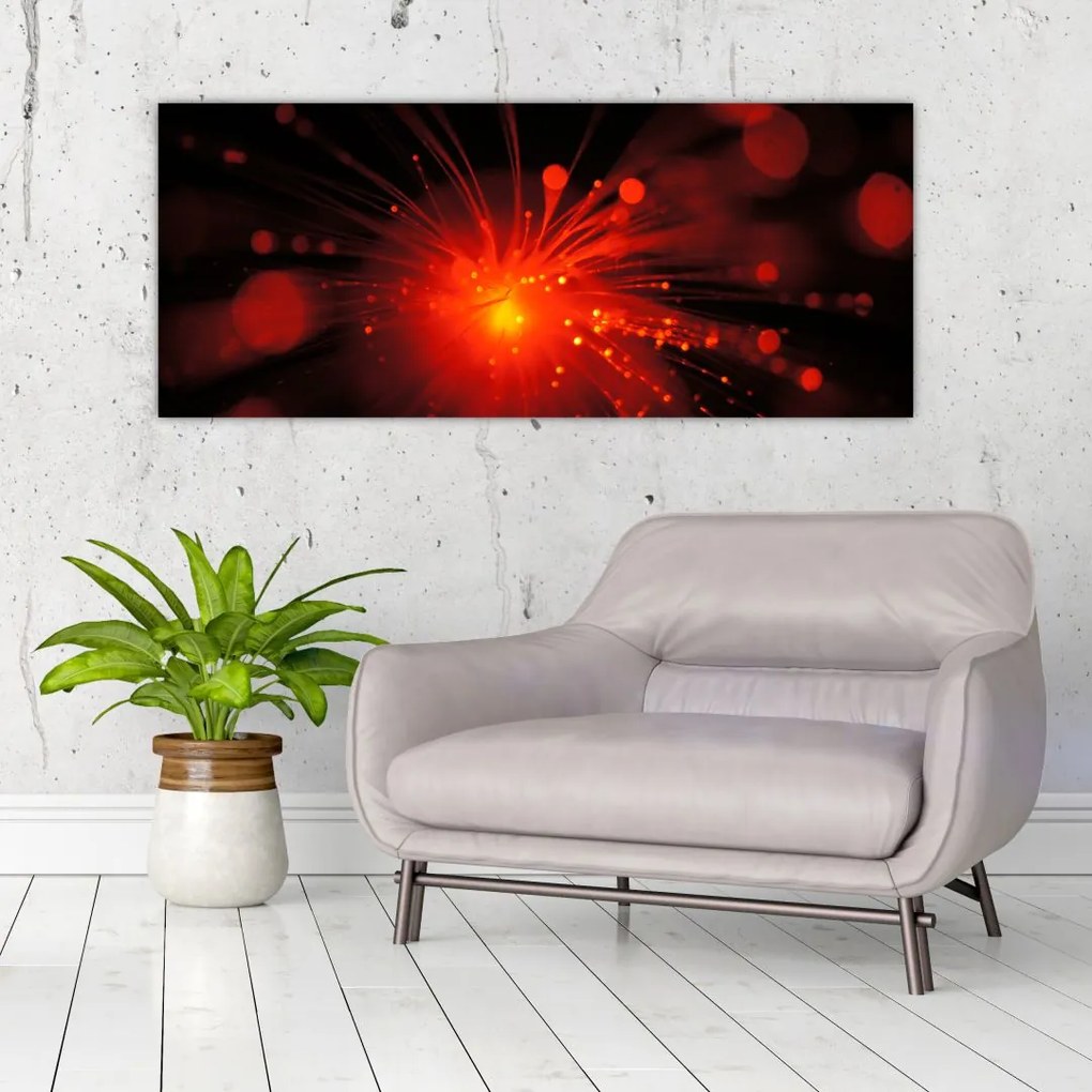 Tablou cu abstacție sclipire (120x50 cm)