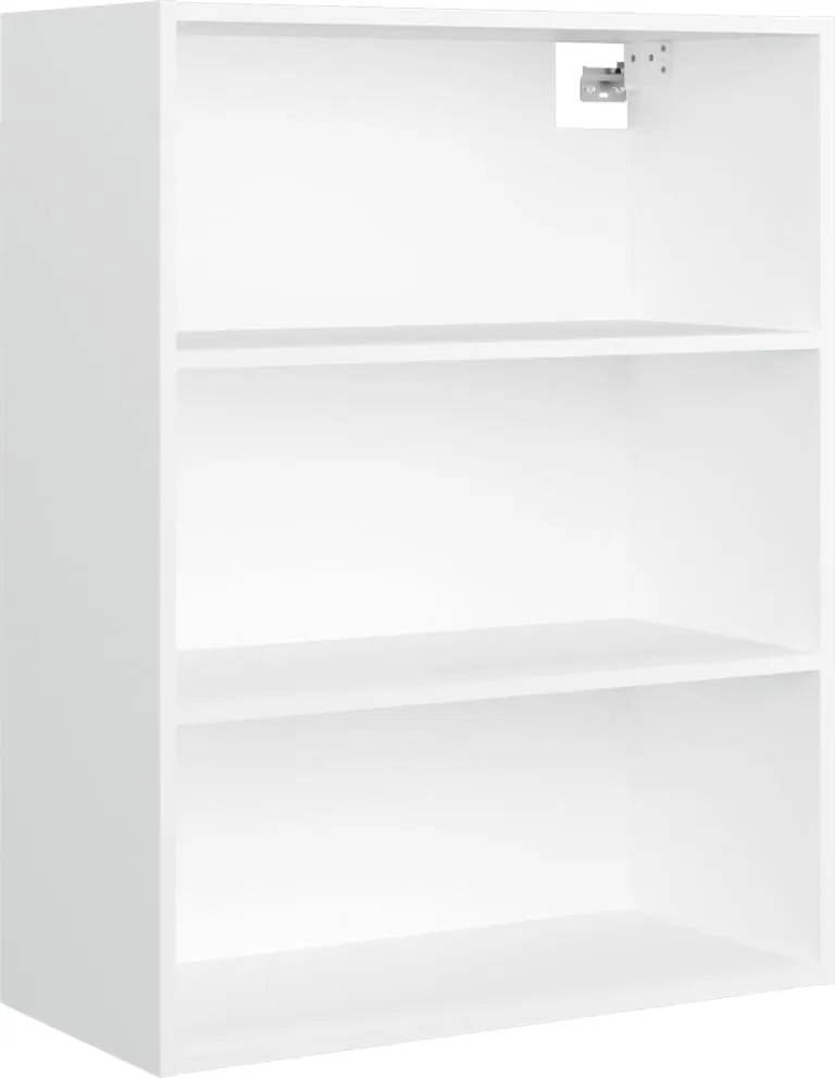 vidaXL Dulap de perete suspendat, alb, 69,5x32,5x90 cm